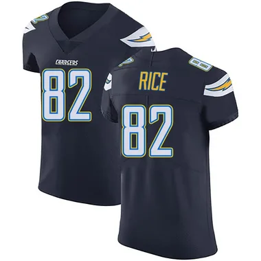 Brenden Rice Men's Navy Blue Elite Los Angeles Chargers Team Color Vapor Untouchable Football Jersey