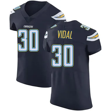 Kimani Vidal Men's Navy Blue Elite Los Angeles Chargers Team Color Vapor Untouchable Football Jersey