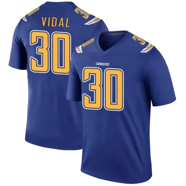 Kimani Vidal Men's Royal Legend Los Angeles Chargers Color Rush Football Jersey