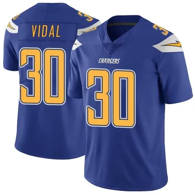 Kimani Vidal Men's Royal Limited Los Angeles Chargers Color Rush Vapor Untouchable Football Jersey