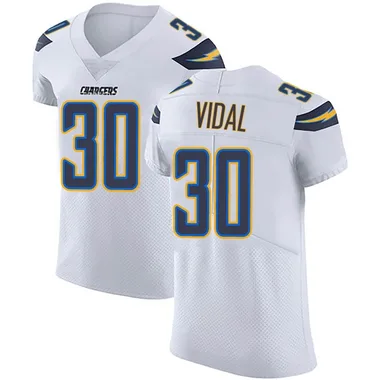 Kimani Vidal Men's White Elite Los Angeles Chargers Vapor Untouchable Football Jersey