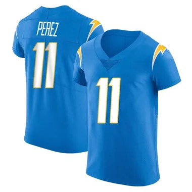 Luis Perez Men's Blue Elite Los Angeles Chargers Alternate Vapor Untouchable Football Jersey