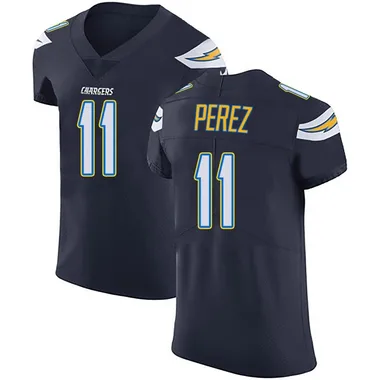 Luis Perez Men's Navy Blue Elite Los Angeles Chargers Team Color Vapor Untouchable Football Jersey